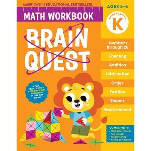 Brain Quest Math Workbook: Kindergarten -- Workman Publishing